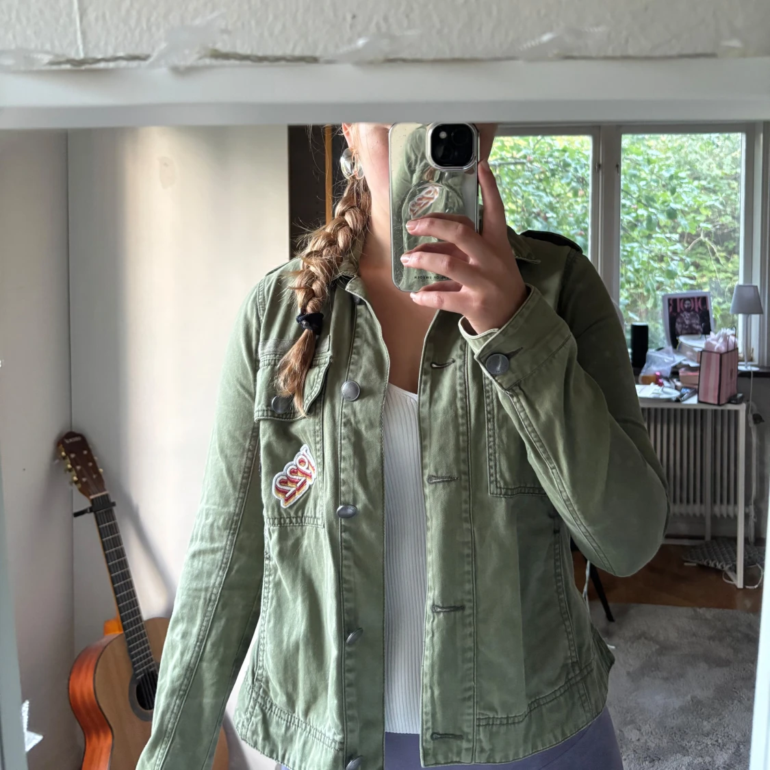 Grön utilityjacka från Hollister S