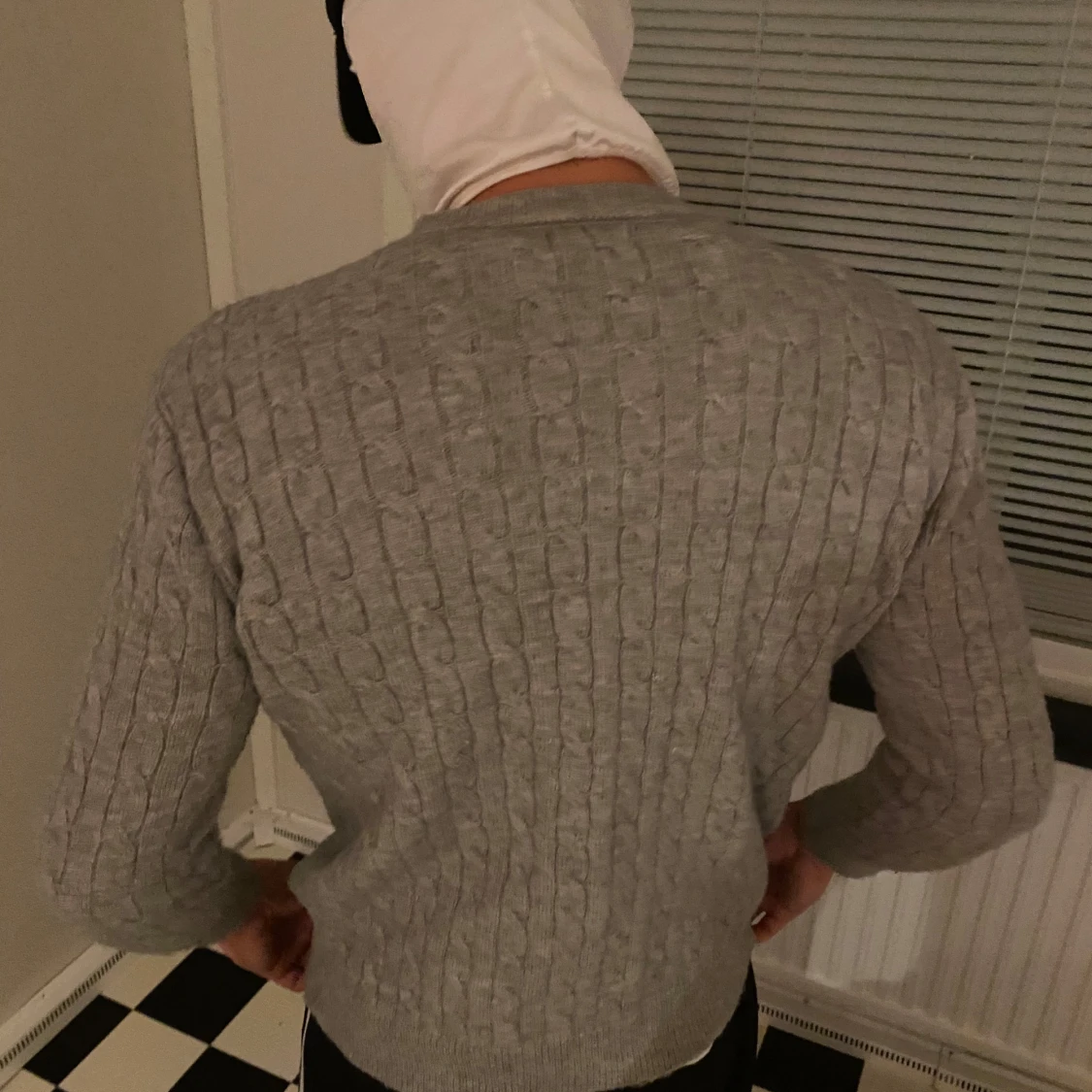 Grå kabelstickad tröja Polo Ralph Lauren - 3