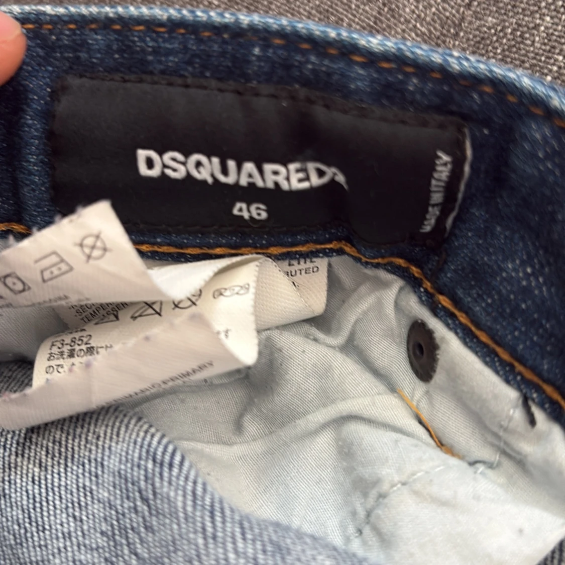 Dsquared2 blå distressed jeans stl 46 - 3