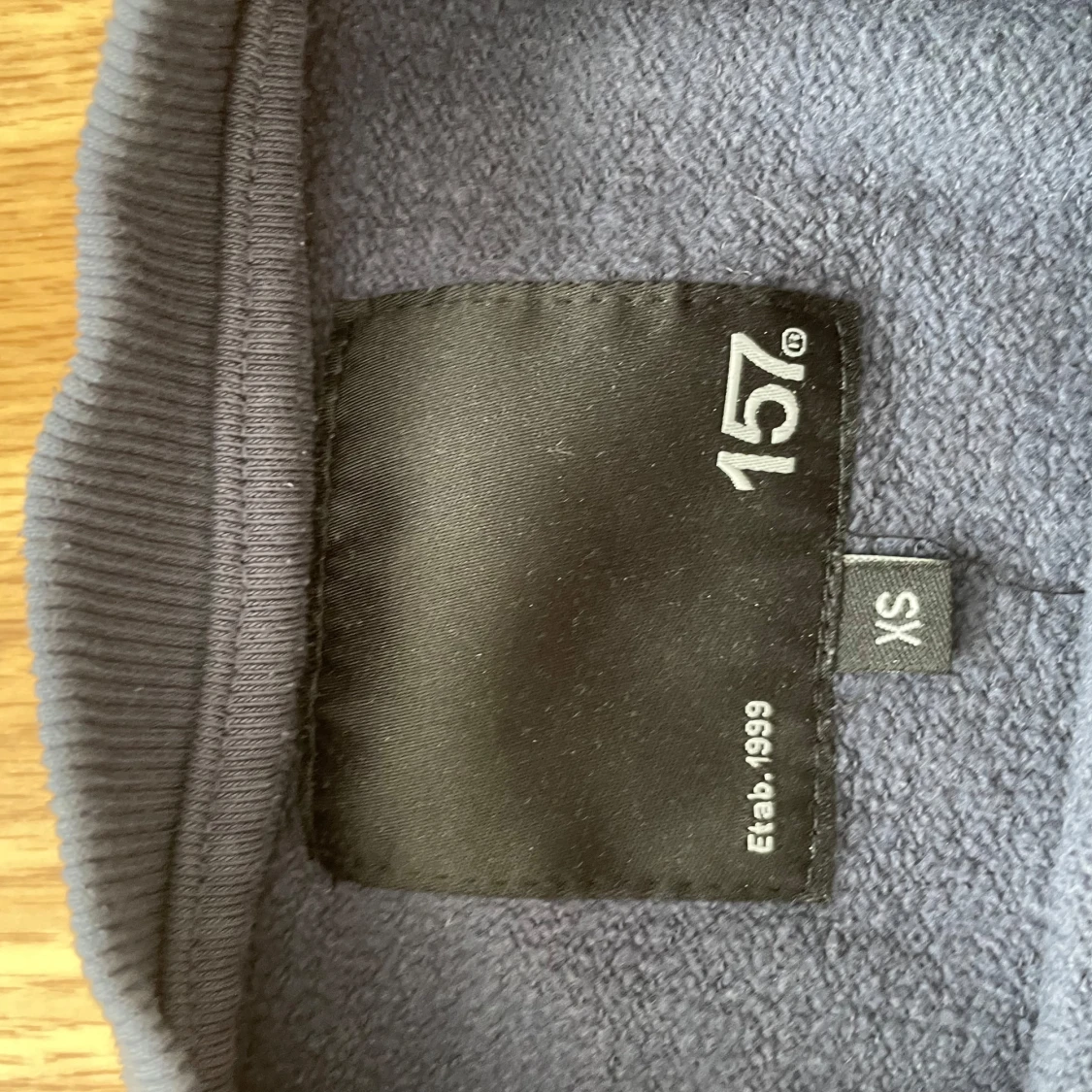 Mörkblå sweatshirt från 157  strl xs - 3