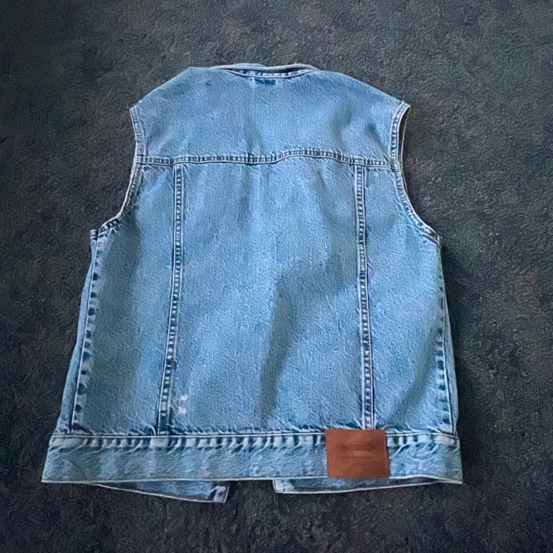 Ljusblå jeansväst 80's Edition - 2