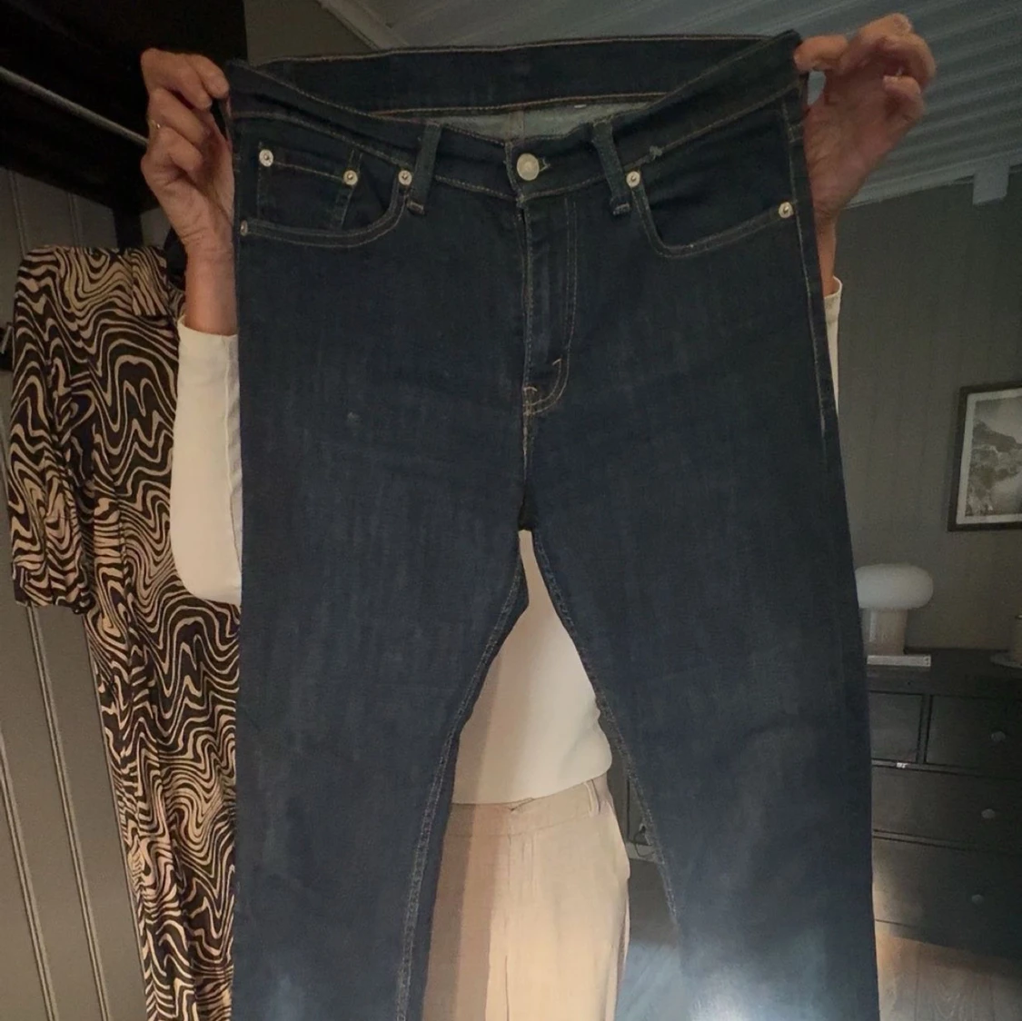 Levi's 513 mörkblå jeans - 1