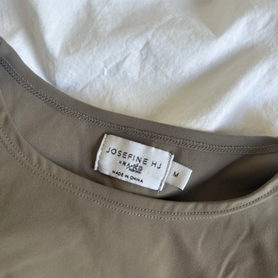 Beige långärmad topp - 2