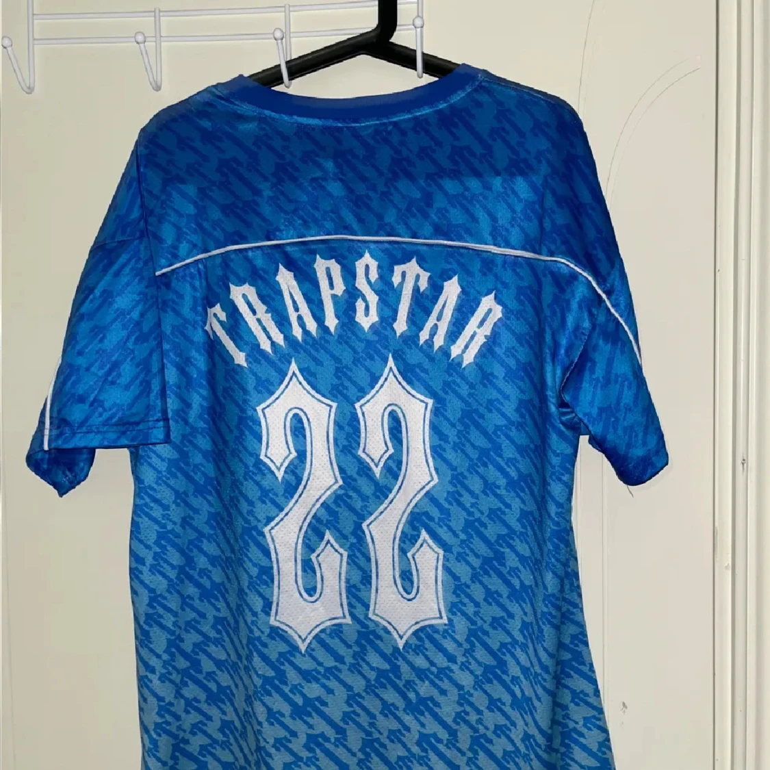 Blå Trapstar fotbollströja med tryck - 1