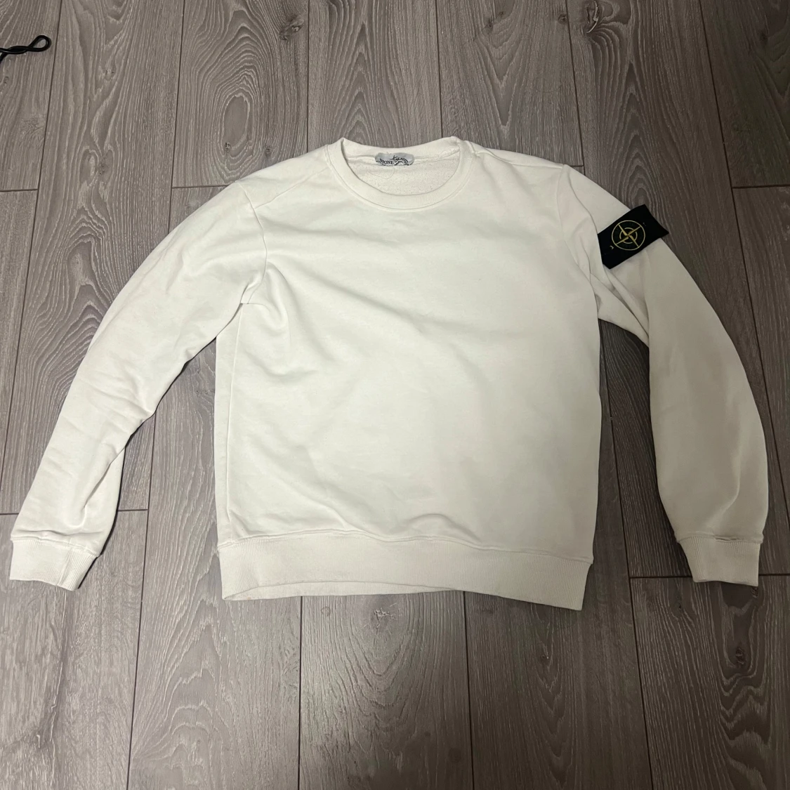 Vit sweatshirt från Stone Island