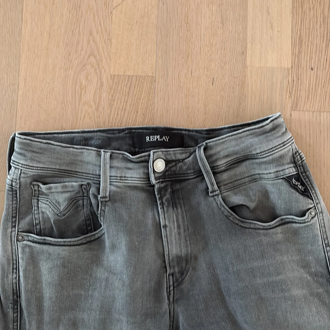 Replay Hyperflex grå jeans - 1