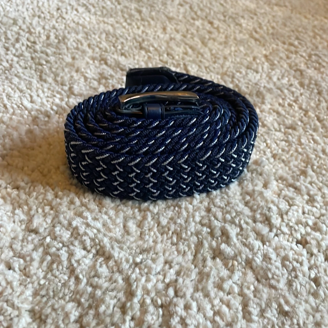 Blå flätad Visconti bälte