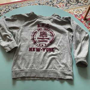 Grå sweatshirt från A.P.C. med tryck - Säljer en grå sweatshirt från A.P.C. Den är riktigt snygg, kom med frågor. 