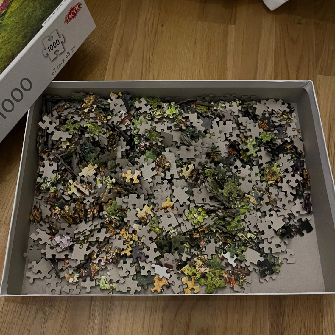 English Cottage in the Woods - 1000-bitar pussel - 3