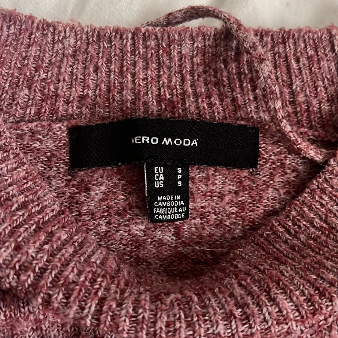 Rosa stickad tröja från Vero Moda - 1