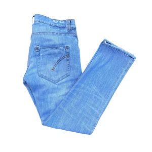 Ljusblå jeansbyxor - Dondup jeans med rips storlek 30-32.