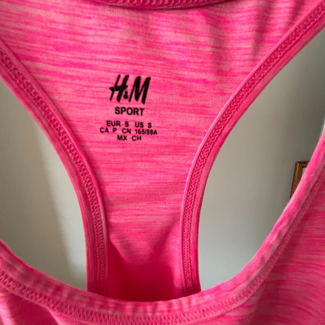 Rosa sportigt linnetopp från H&M - 2