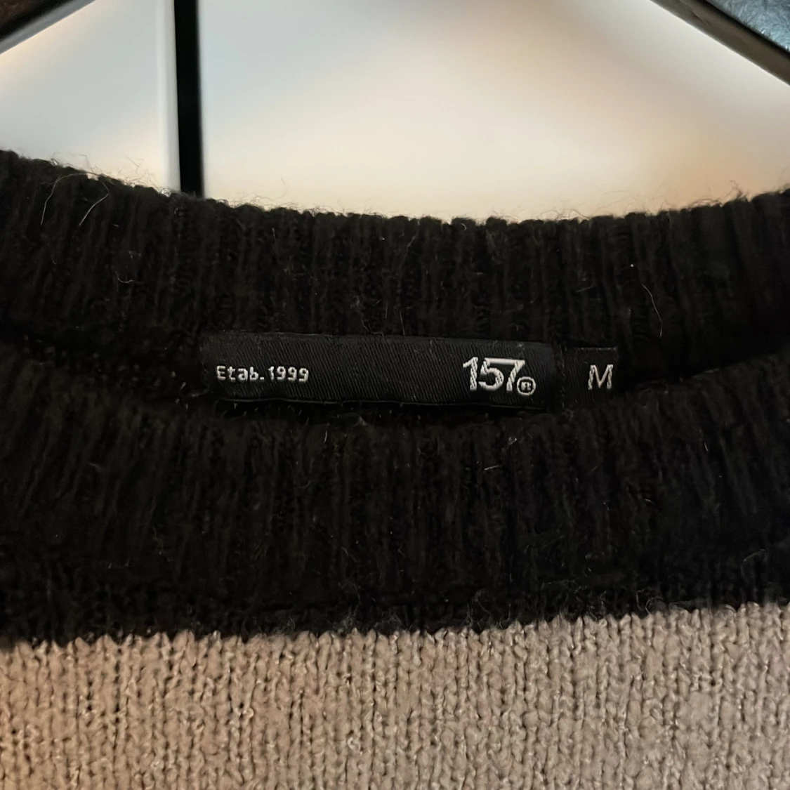 Randig stickad tröja från 157 - 1