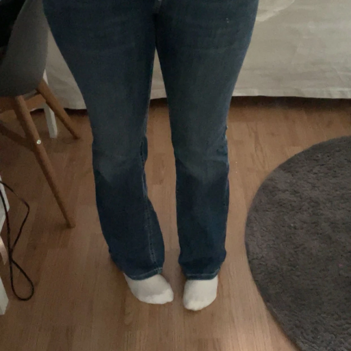 Blå bootcut jeans från Nelly - 2