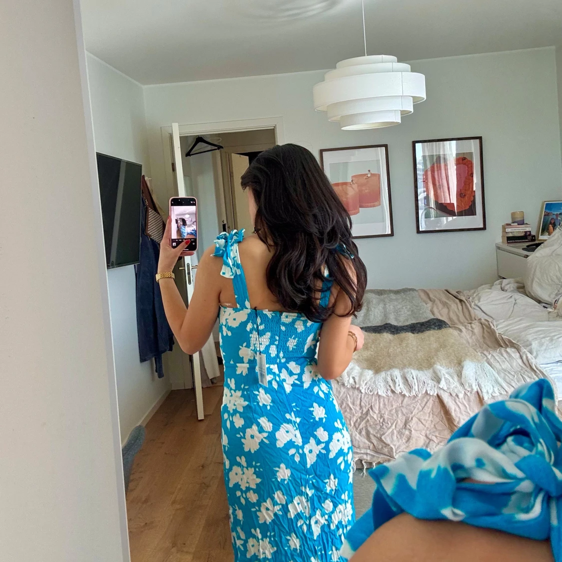 Blå klänning från Glamorous - 3