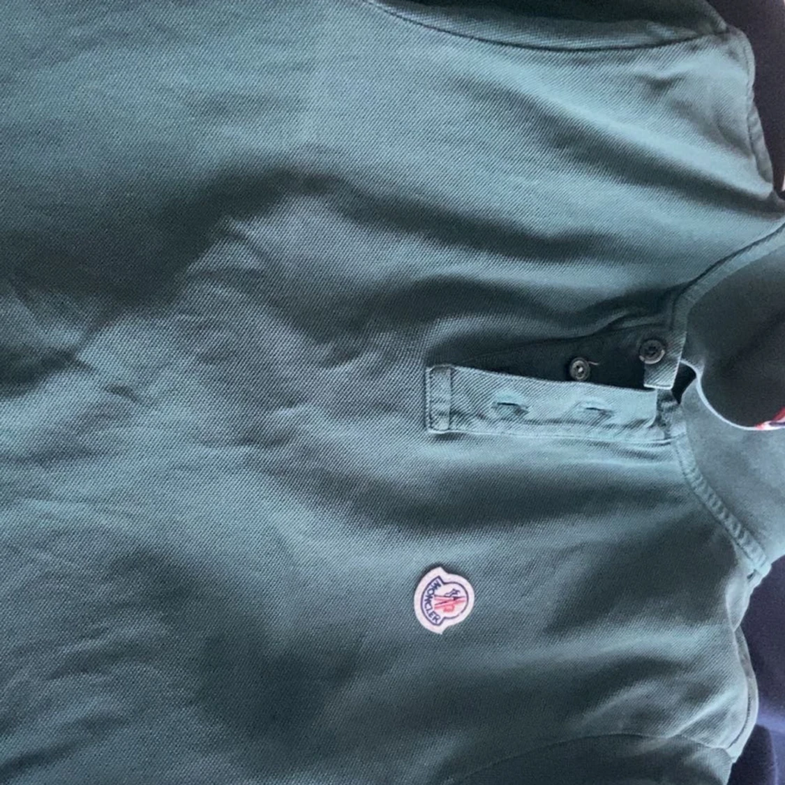 Grön Moncler pikétröja - 1