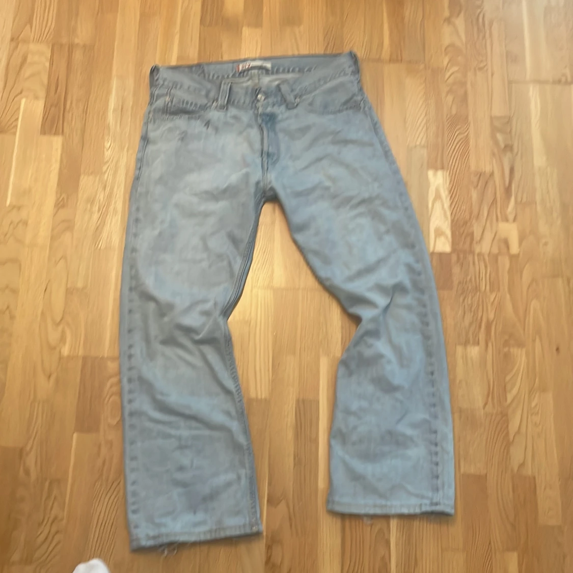 Ljusblå Levi's jeans 501
