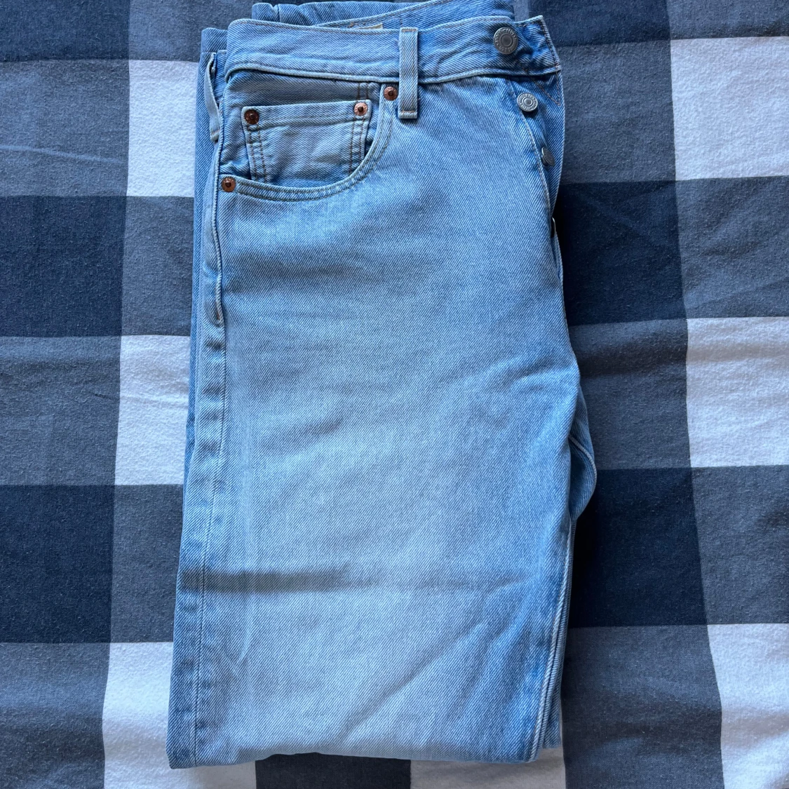 Levis 501 ljusblå jeans - 4