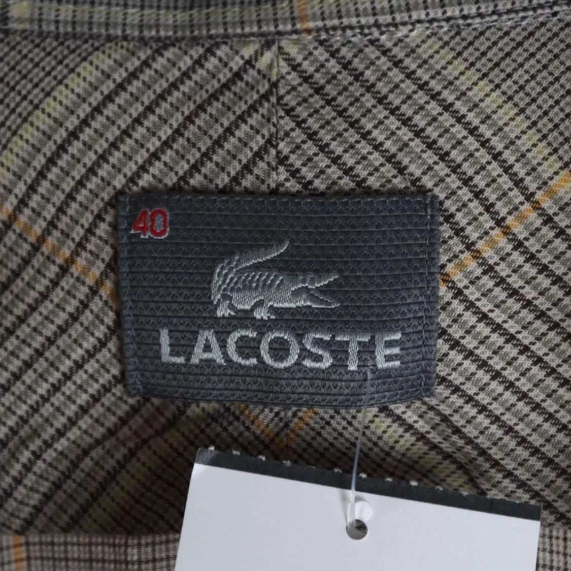 Beige rutig skjorta från Lacoste - 3