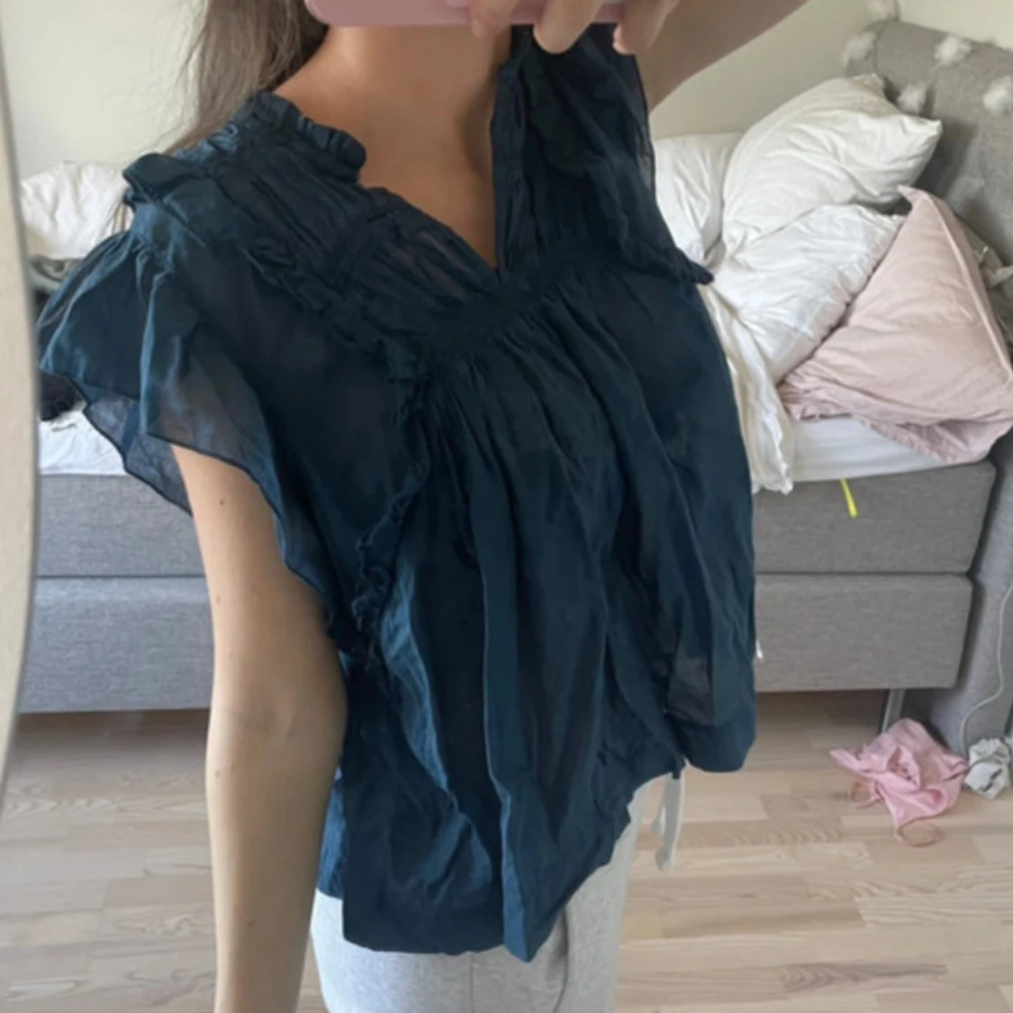 Mörkblå blus från Chelsea - 4