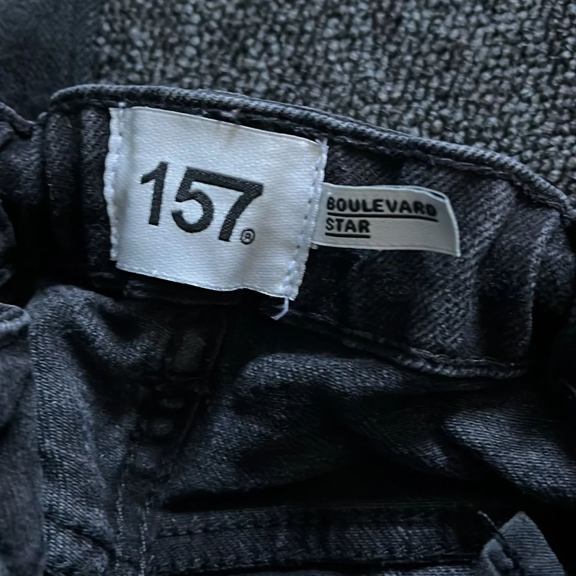 Svarta jeansbyxor från  Lager 157 - 2