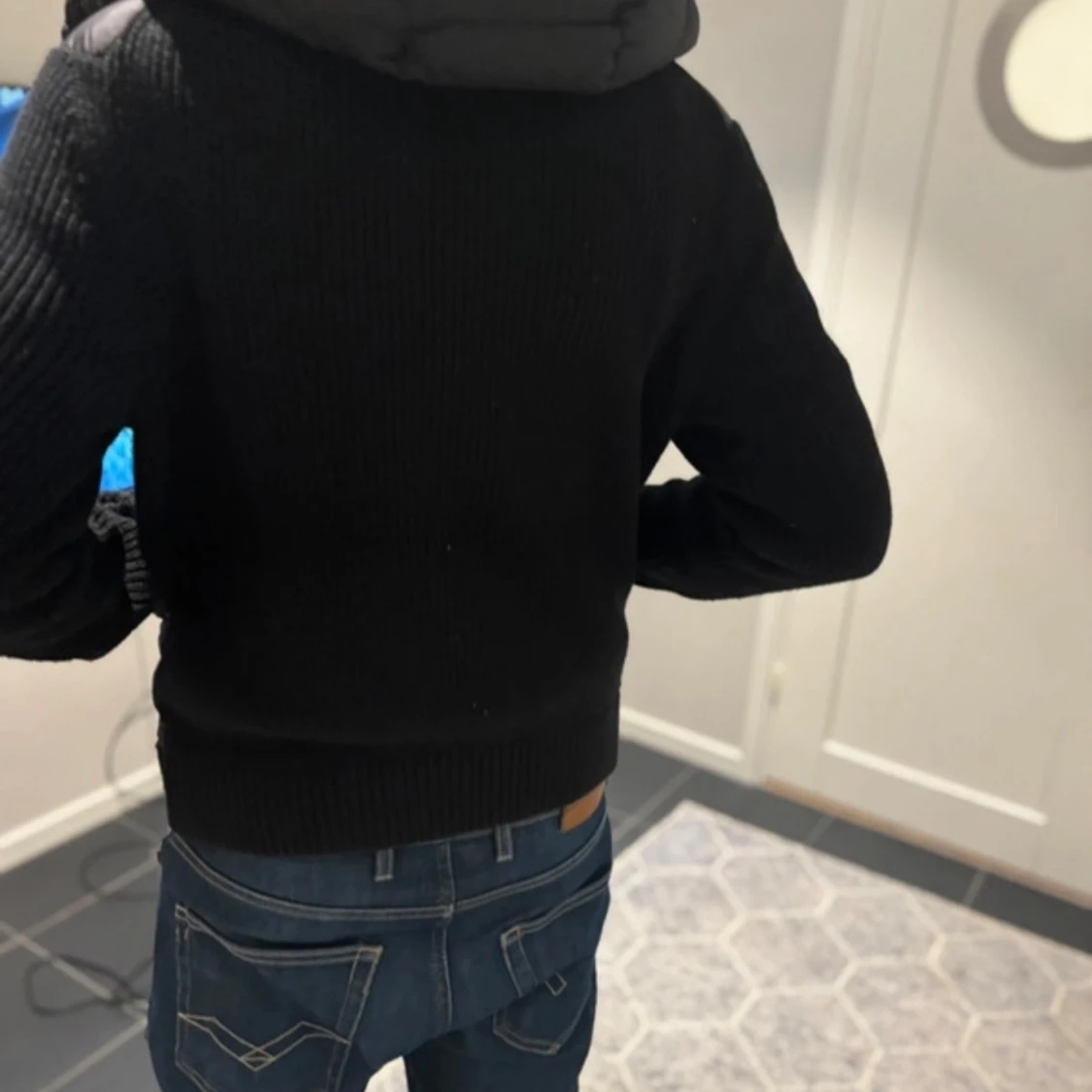 Svart dunjacka från Moncler - 2