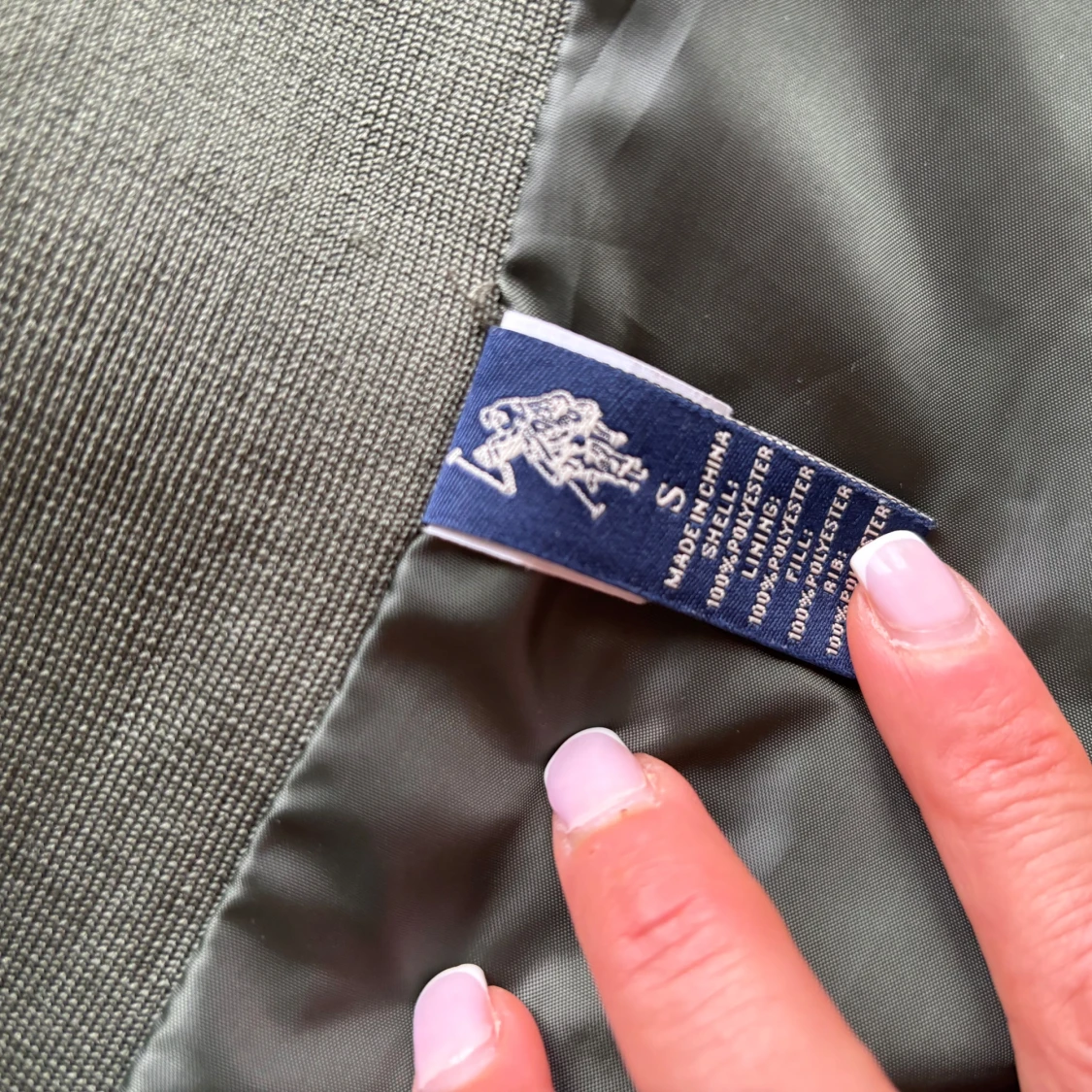 Quiltad grön jacka från U.S. Polo Assn. - 2