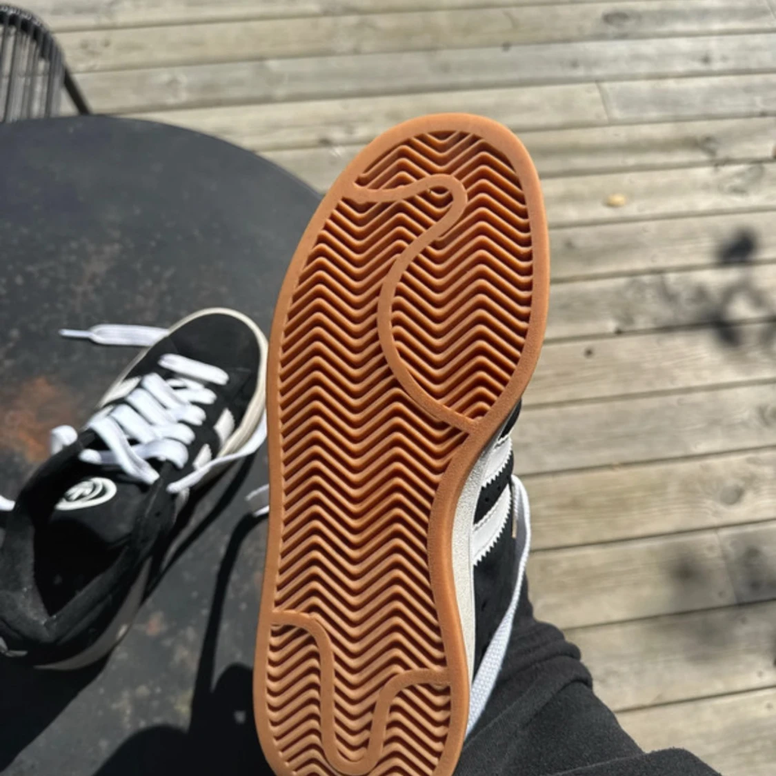 Adidas Campus sneakers svart/vit - 4