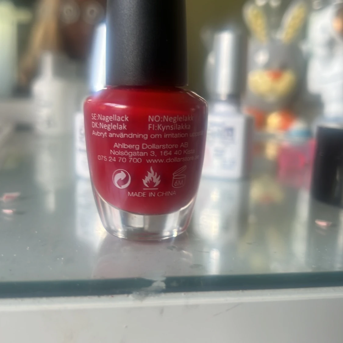 Rött nagellack från Ztiz 15ml - 1