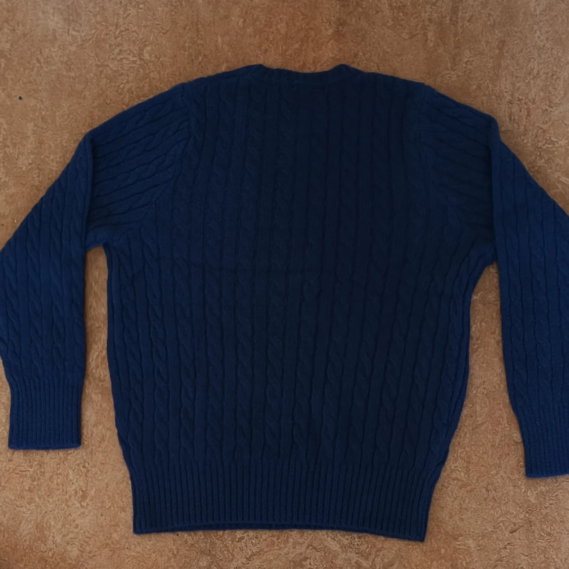 Marinblå stickad tröja från Polo Ralph Lauren - 1