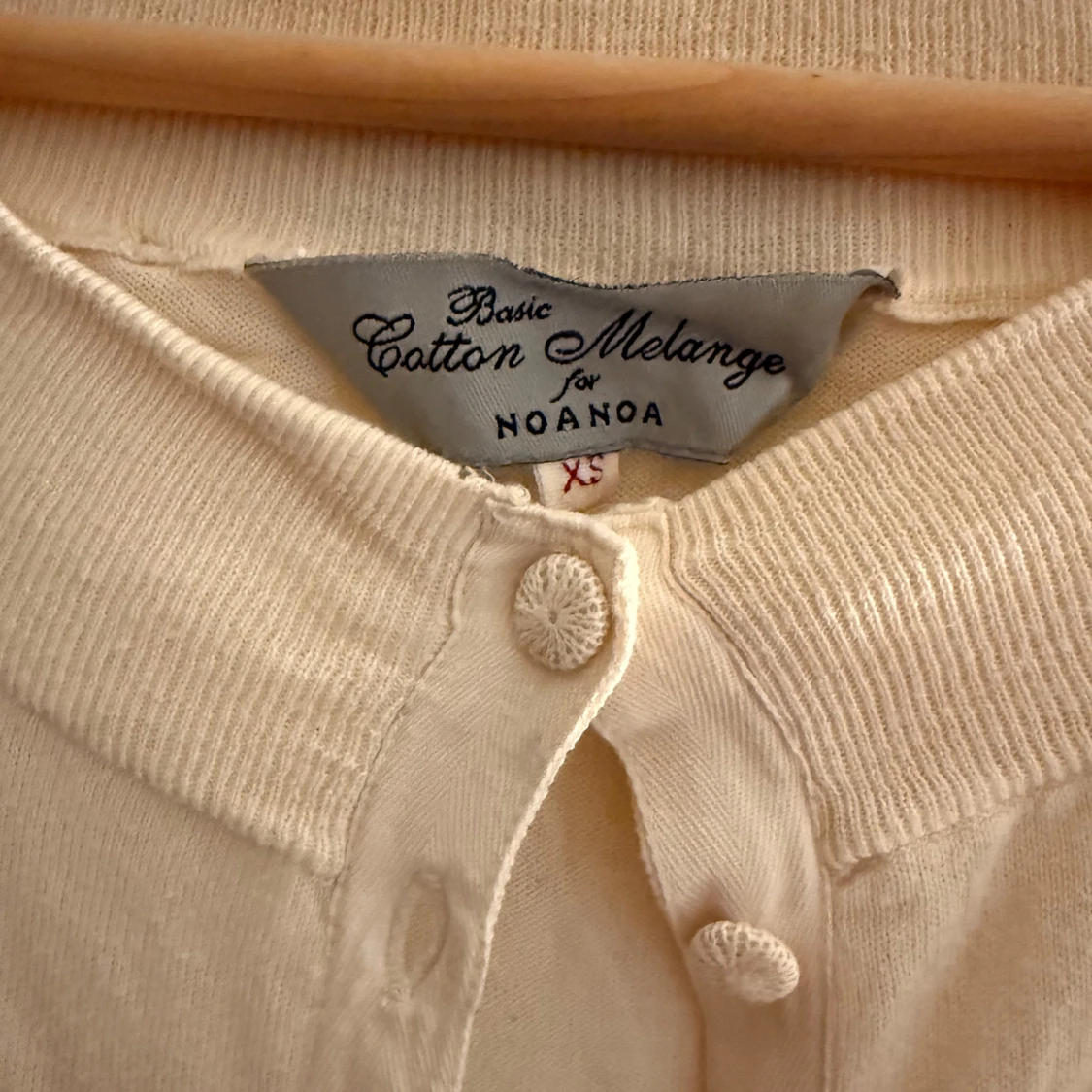 Beige kofta från Noa Noa i bomull - 1