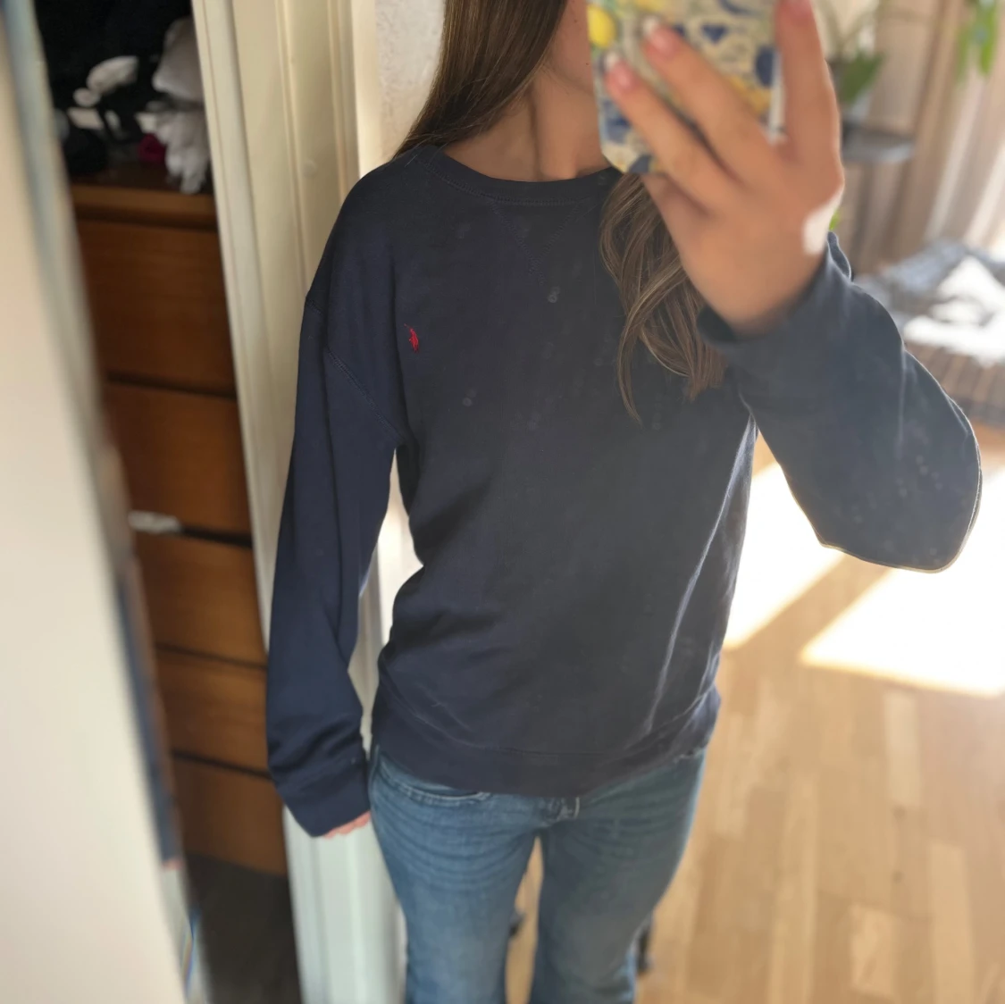 Mörkblå sweatshirt från Ralph Lauren - 1