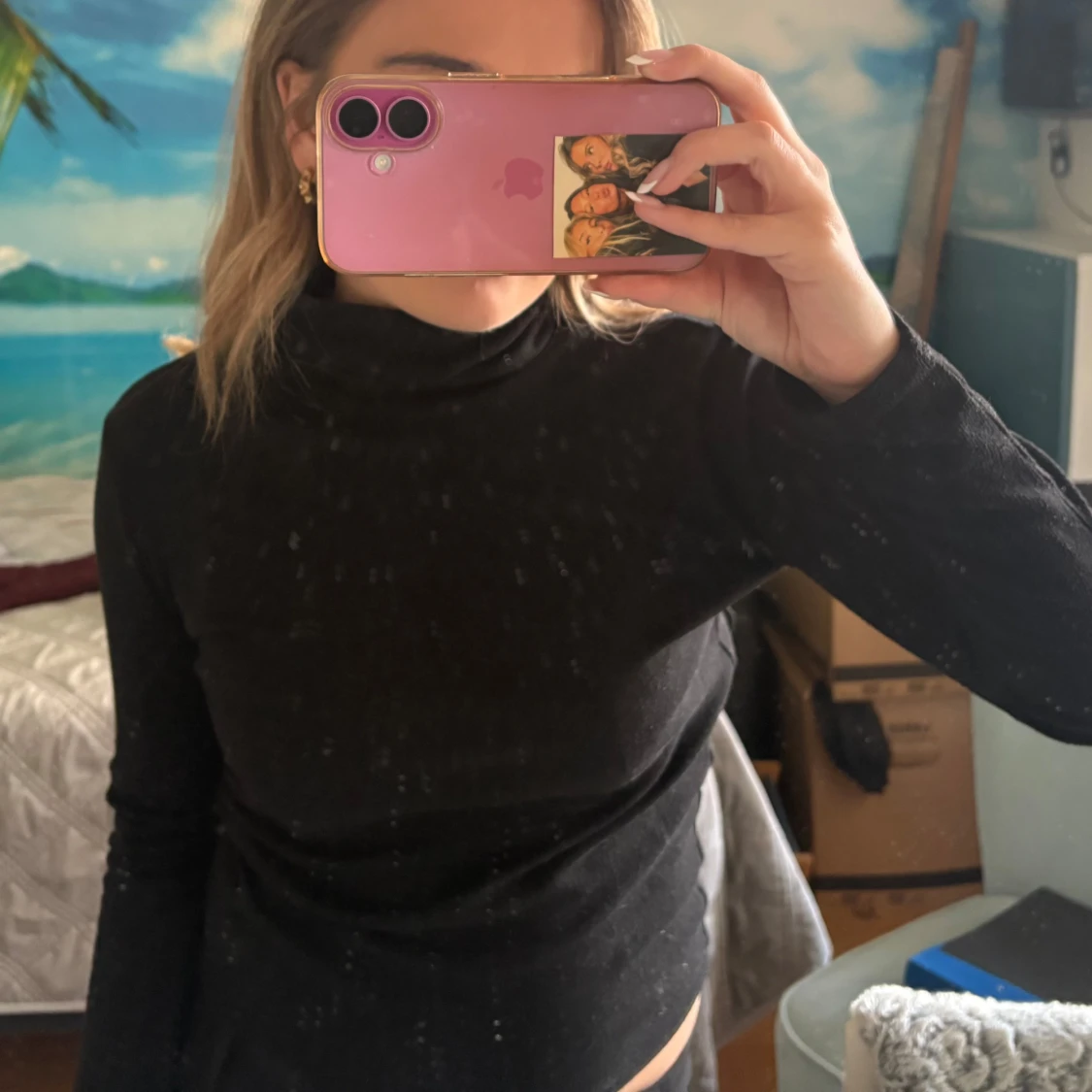 Svart polotröja från Supre - 1