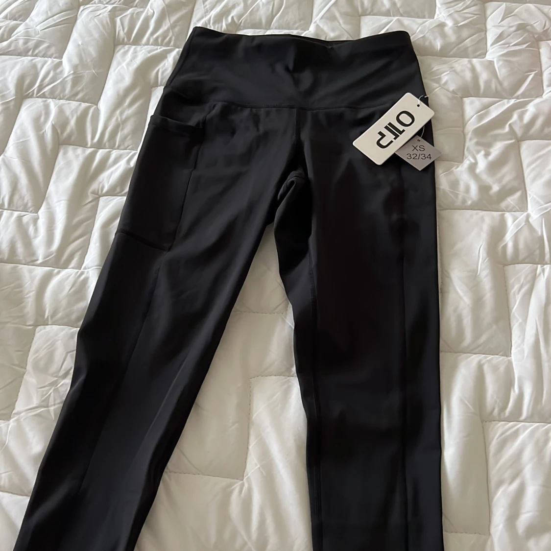 Svarta leggings med fickor