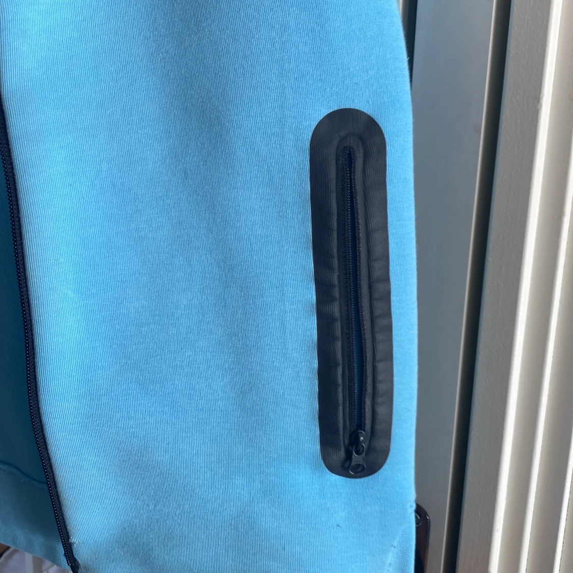 Blå och ljusblå hoodie från Nike - 4