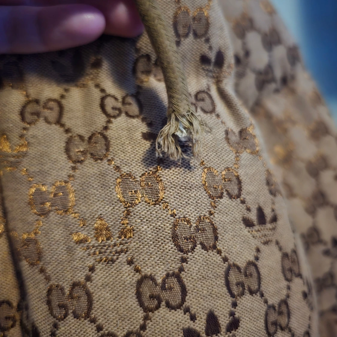 Mönstrad dunjacka från Gucci/adidas  - 3