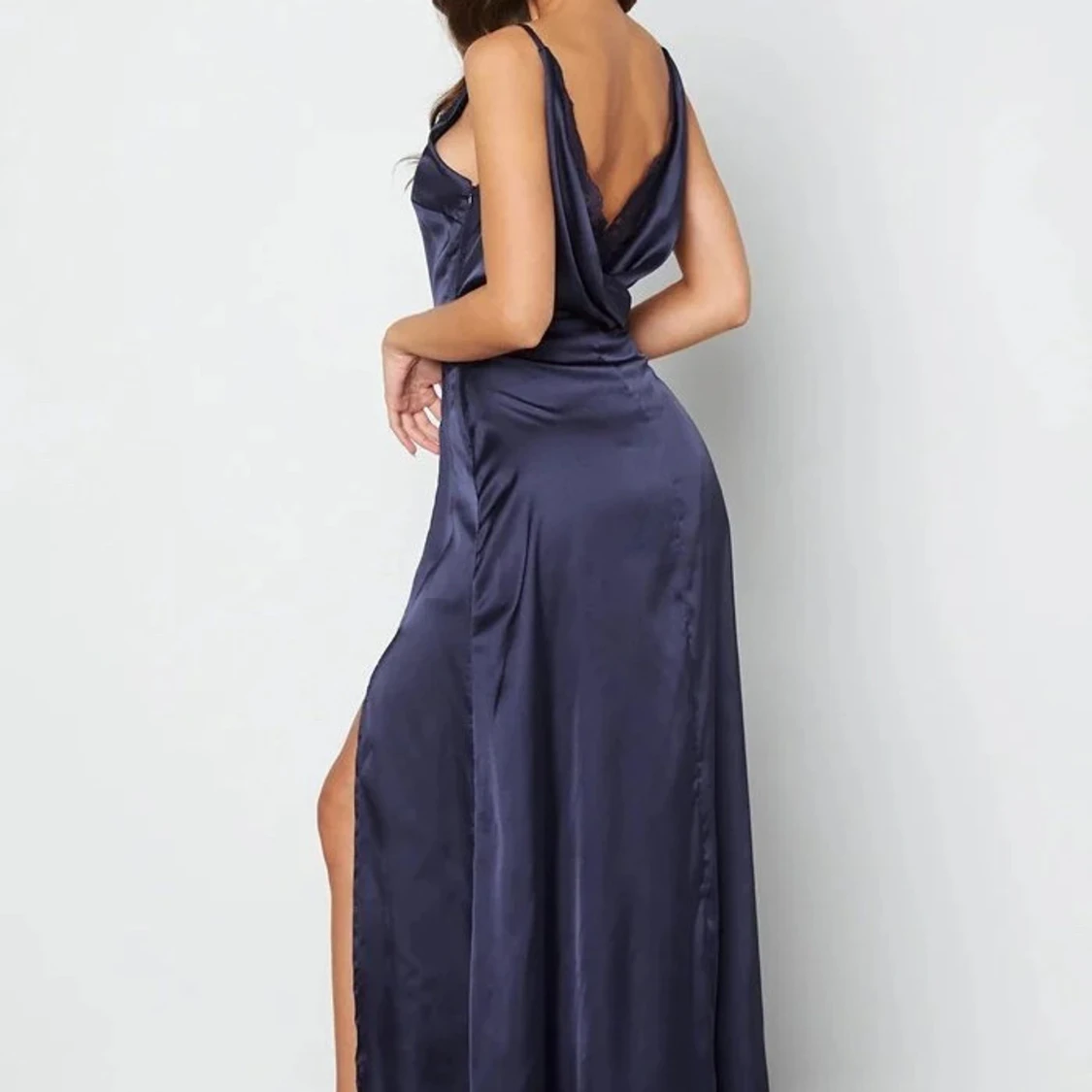 Marinblå balklänning  - 2