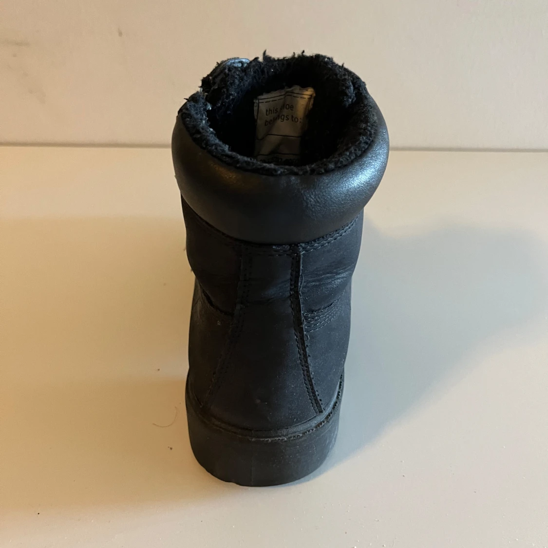 Svarta boots med snörning och dragkedja - 2