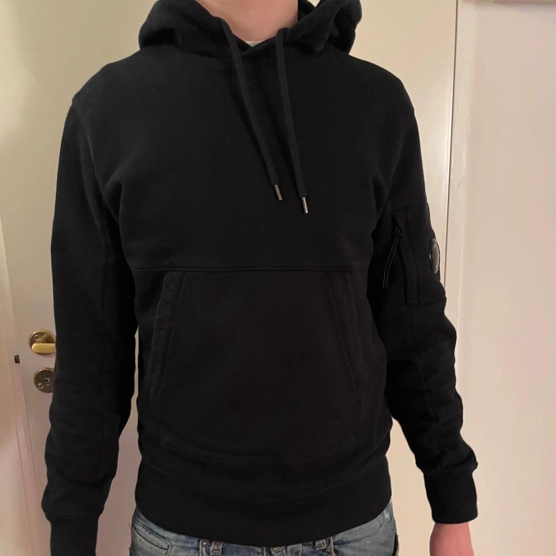 Svart CP Company hoodie