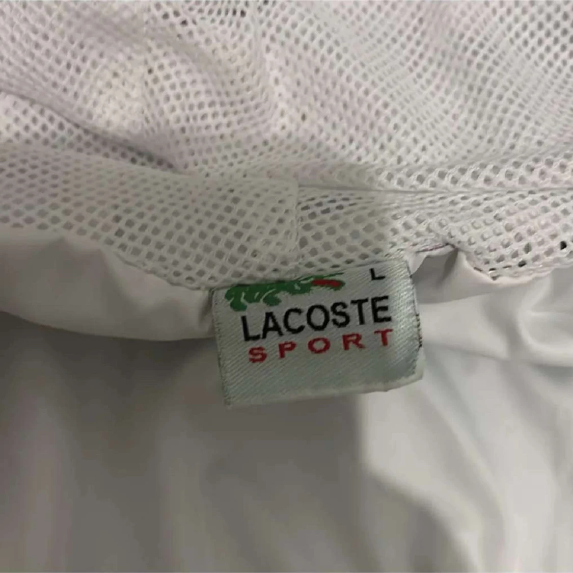 Vit och grön vindjacka från Lacoste - 3