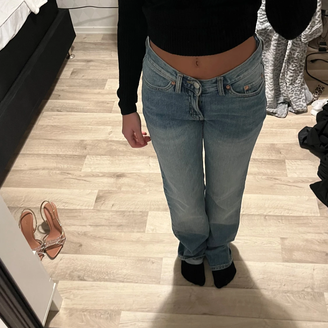 Blå jeans från weekday