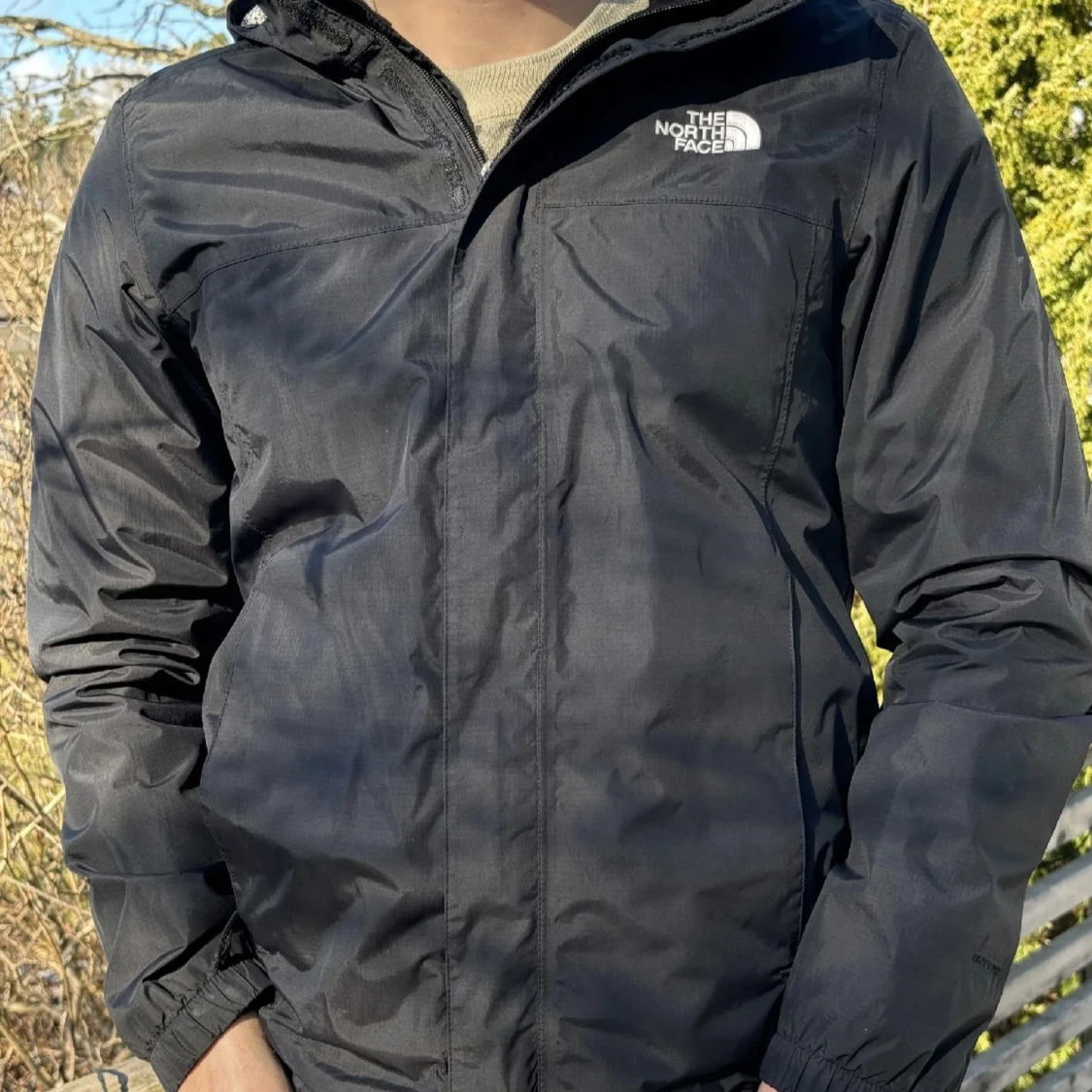 Svart jacka från North Face