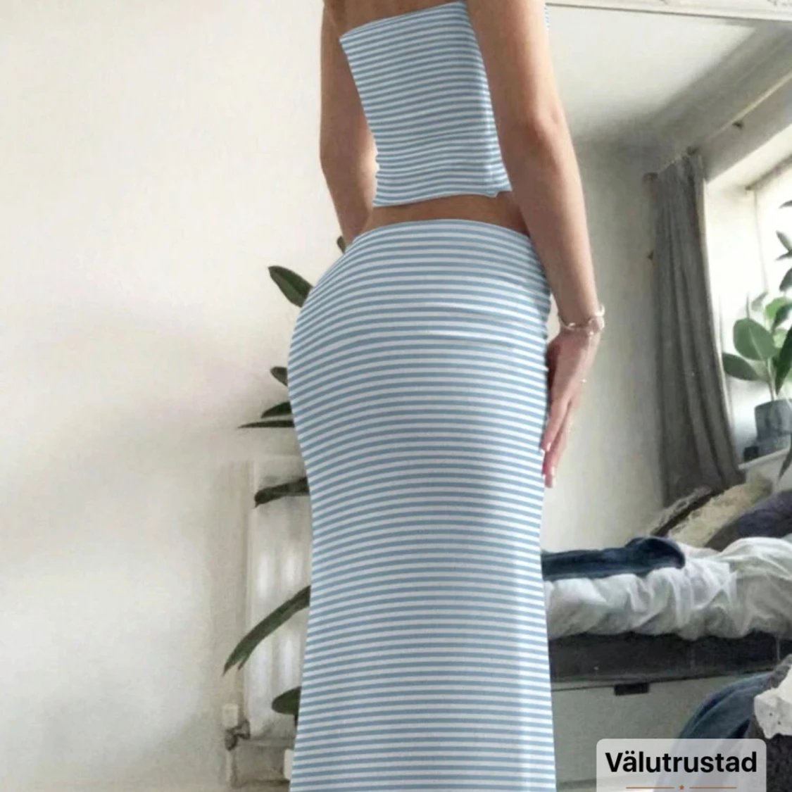 Blåvit randigt set från SHEIN - 1