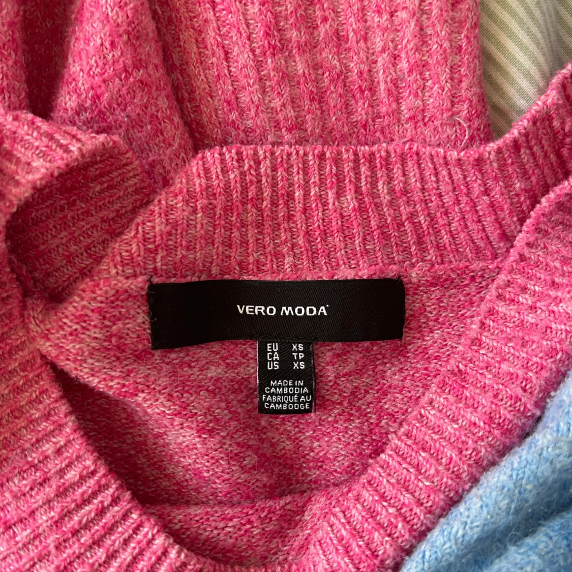 Rosa stickad tröja från Vero Moda - 3