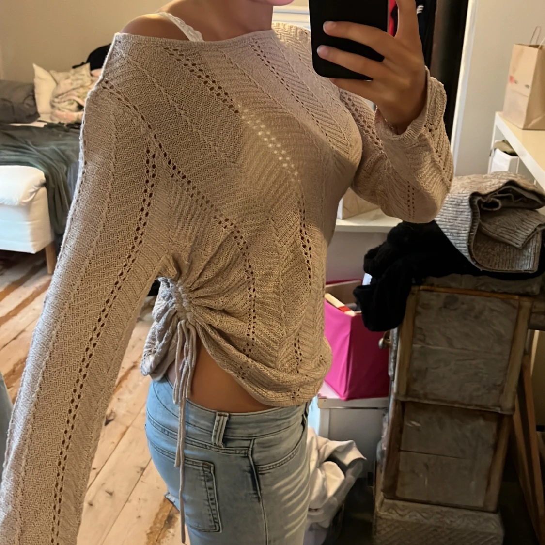 Cool och unik stickad tröja - 1