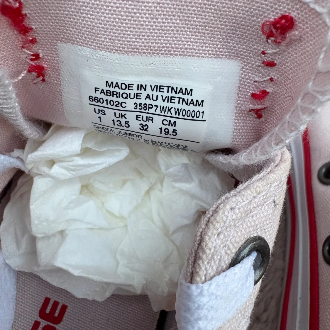 Converse All Star ljusrosa sneakers stl.32 NYA - 4