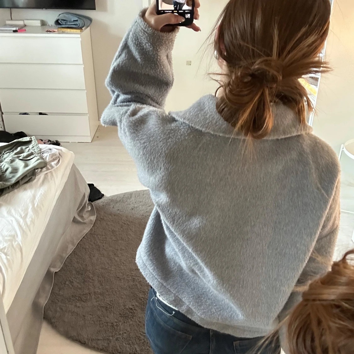 Grå teddyjacka från Vila, strl 36 - 1