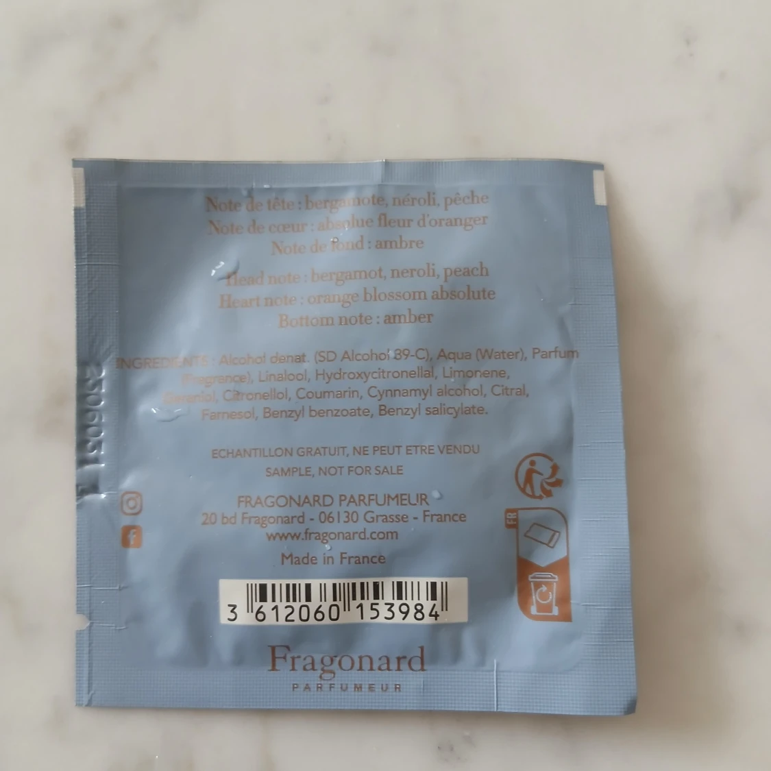 Fragonard parfymprover Beau & Belle - 4