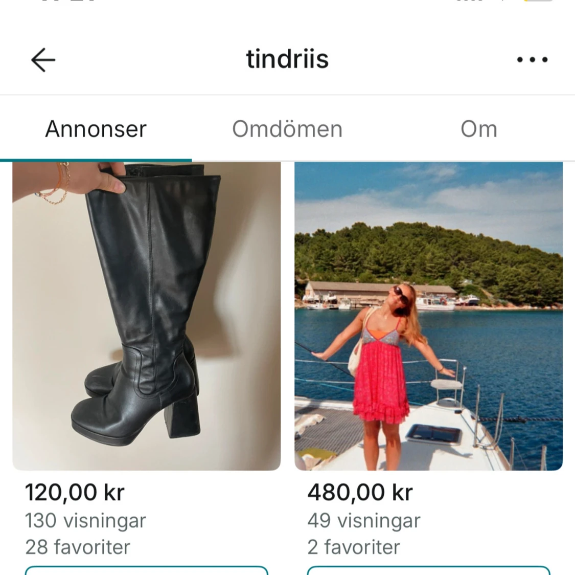 Rensar garderoben! Kolla vinted - 2