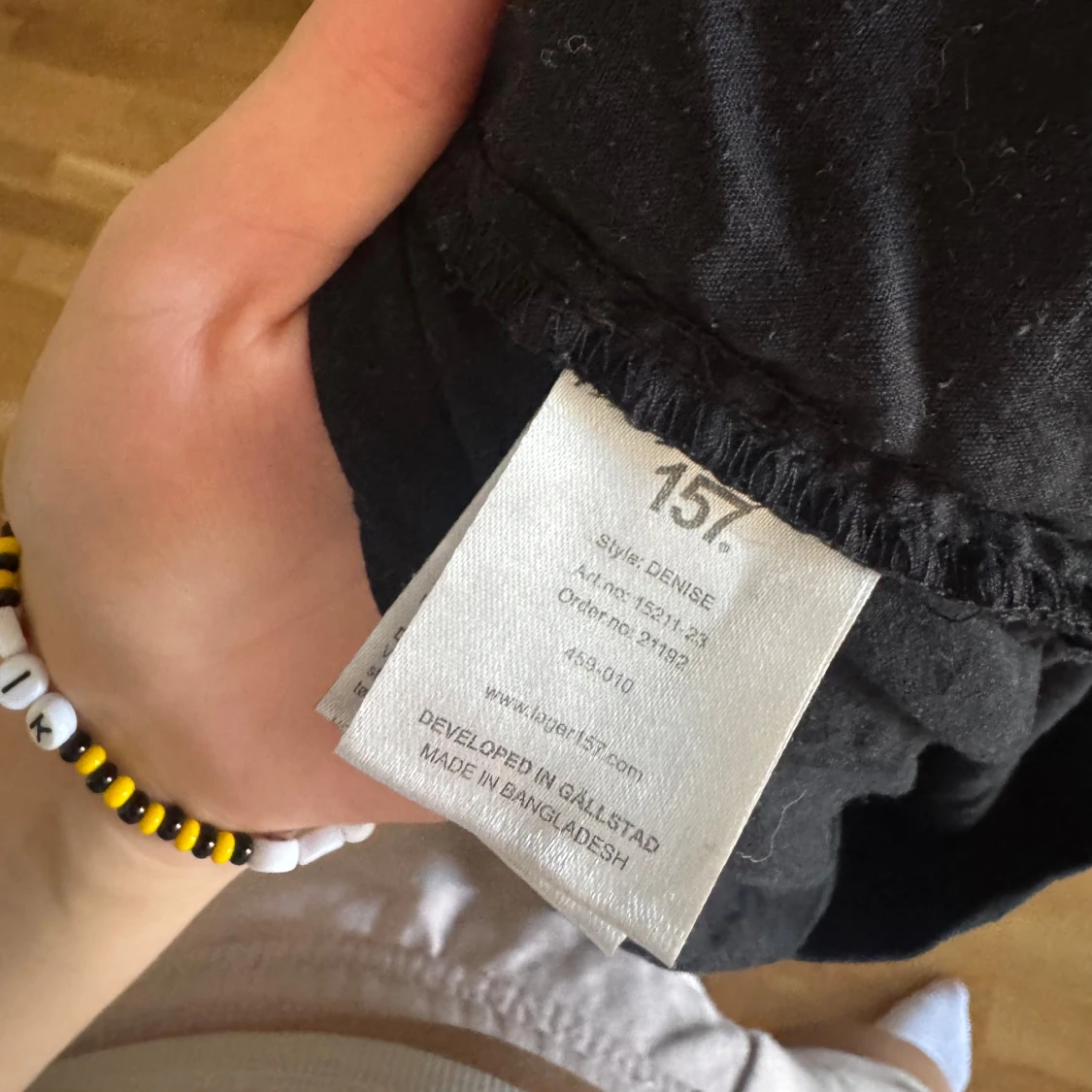 Svarta linnebyxor från 157 - 1